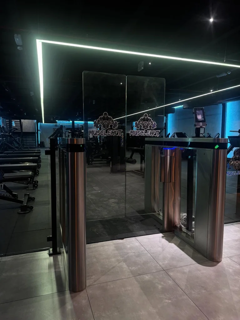 Phoenix Fire and Security Scotland - Gym Access Control Systems - Speed Gates Installation